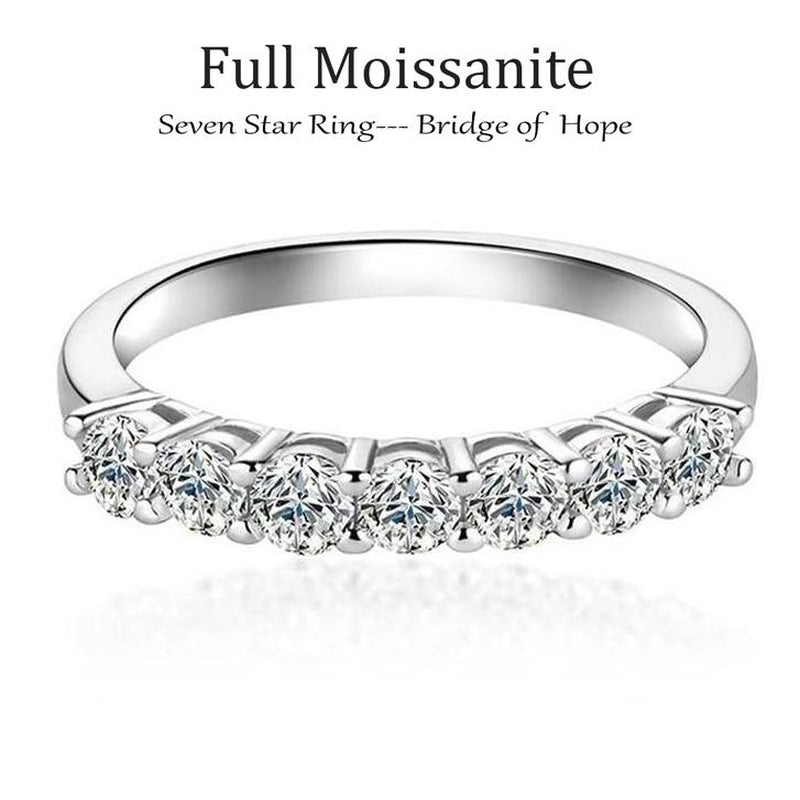 Lab-Created 10/10 Moissanite 2Colors Set Ring 2CT VVS Clarity 14K Gold Plated Stackable 3Stones Hypoallergenic Band for Women Wedding Engagement Birthday Gift Anniversary Prom Party Holiday Date Casual Bling Iced Jewelry