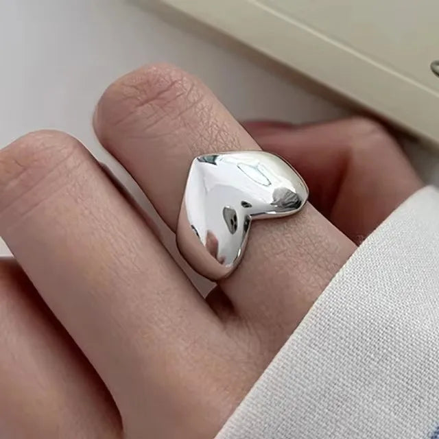925 Sterling Silver Adjustable Chain Ring for Women – Vintage Jewelry Gift