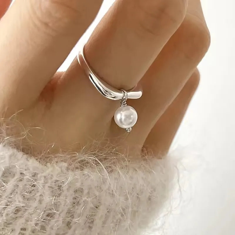 925 Sterling Silver Adjustable Chain Ring for Women – Vintage Jewelry Gift