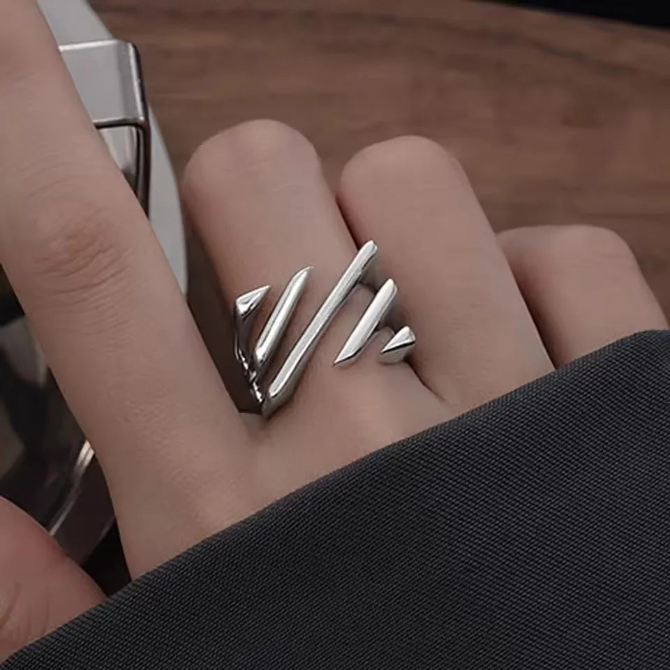 925 Sterling Silver Adjustable Chain Ring for Women – Vintage Jewelry Gift