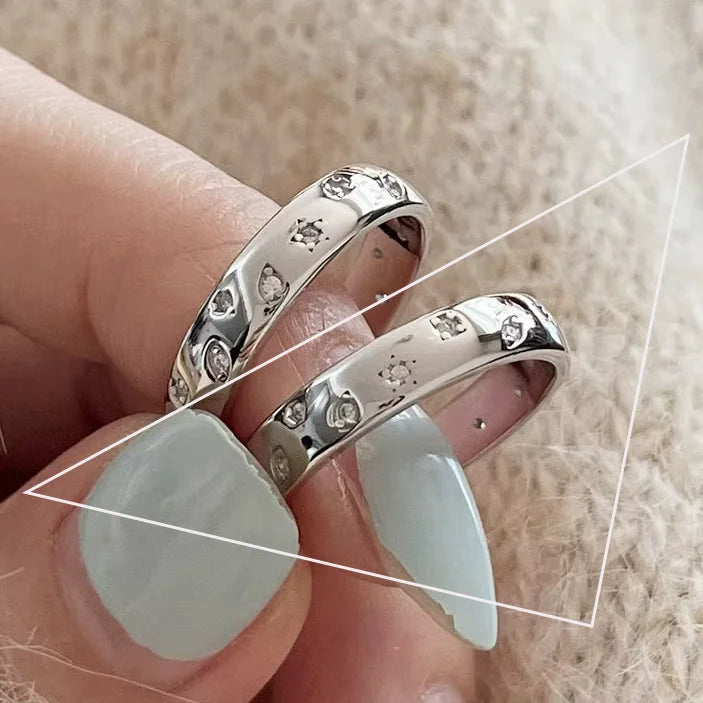 925 Sterling Silver Adjustable Chain Ring for Women – Vintage Jewelry Gift